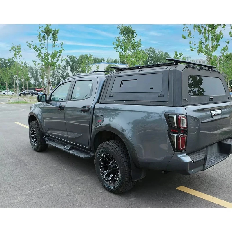 Auto Parts Heavy Duty Aluminium Weatherproof Hardshell Truck Canopy Overland Exterior Tuning Off-Road for Hilux D-Max F150