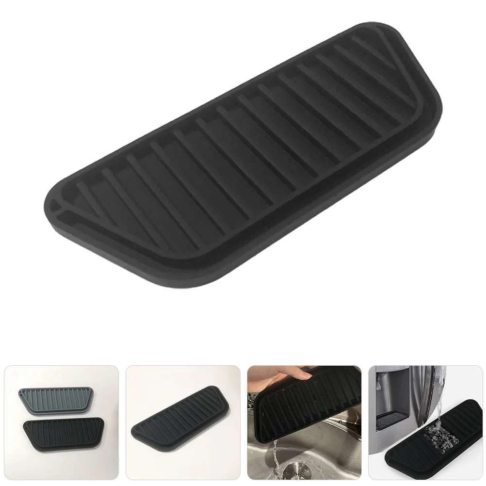 Drip Mat Tray Fridge Catcher for Water Pan Silicone Mini Coffee Maker Dripping Dispenser Silica Gel