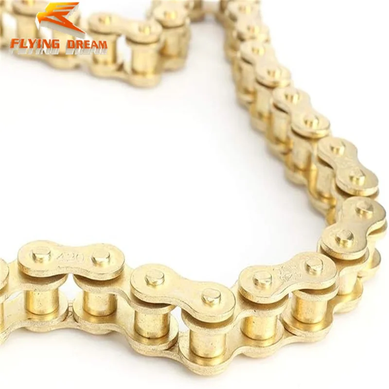 KMC motocross Chain Golden Connecting Master Link 420 428 520 120L for SSR TaoTao Coolster Apollo Baja Kazuma ATV Pit Dirt Bike