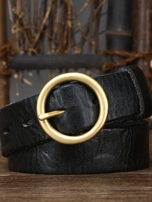 retro-circle-buckle-leather-belt-pure-cowhide-universal-men-women-denim-waist-belt-3cm-width-couple-style-fashion-accessory