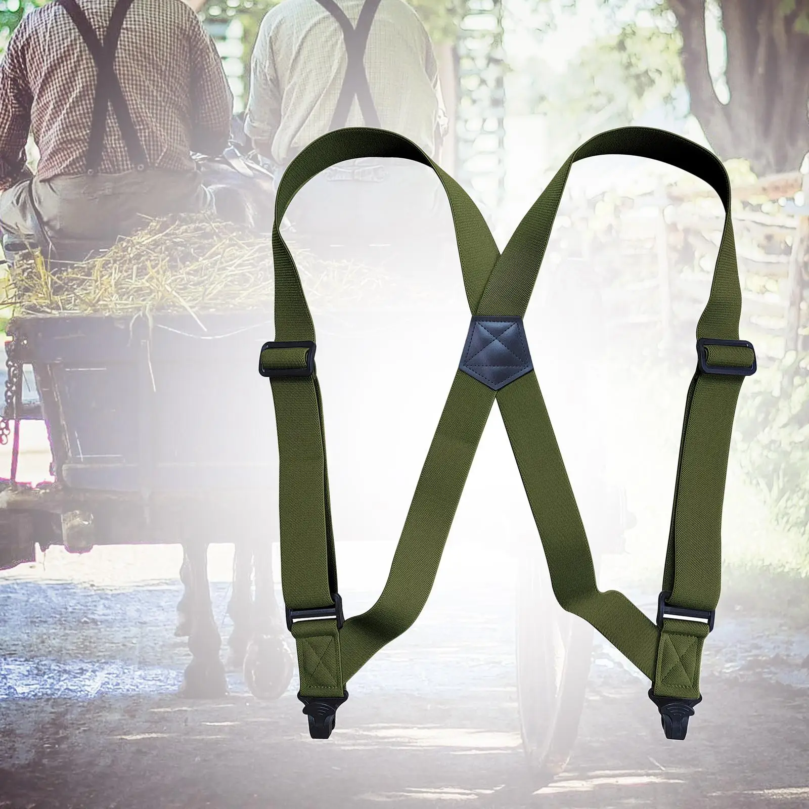 حمالات رجالي مرنة قابلة للتعديل، سراويل شديدة التحمل، حزام متعدد الاستخدامات، إكسسوار للعمل في حفلات الزفاف #4