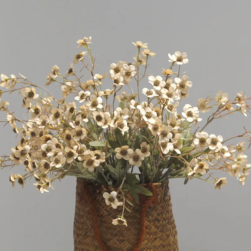 

Retro Floral Arrangement Autumn Colors 15 Small Plum Blossoms Broken Flowers Wedding Hall Decoration Road Leading Flowers