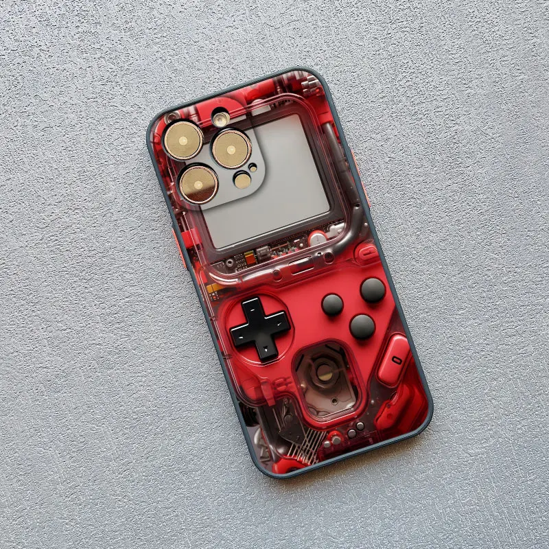 Technologie-Spielkonsole 2D-Druck Handyhülle für iPhone 17 14 15 16 Pro Max Plus 11 12 13 Mini Pro Max XR XS X Rückseite – Detail 3