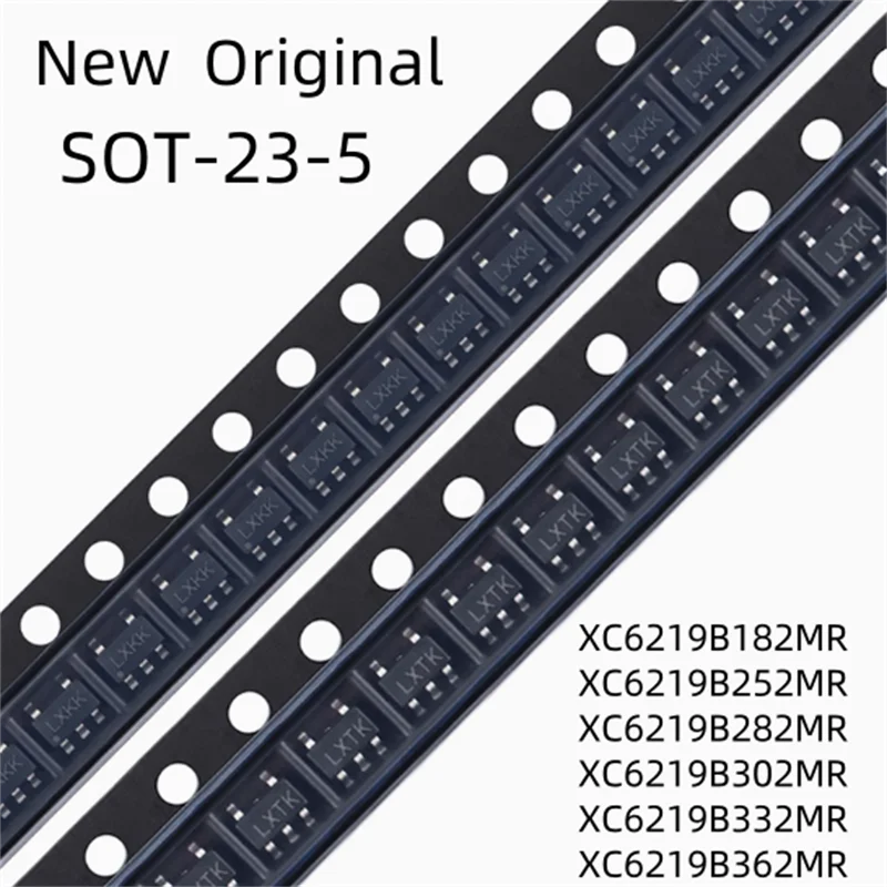 

xkss 10pcs New Original XC6219B18/25/28/30/33/362MR SOT-23-5 Linear Voltage Regulator LDO Chips XC6219B362MR