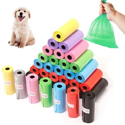 3-100 Rolls Dog Poop Bags Disposable Eco-Friendly Leak-Proof Dog Poop Bags 15 Bags/ Roll Puppy Outdoor Clean Garbage Bag for Dog