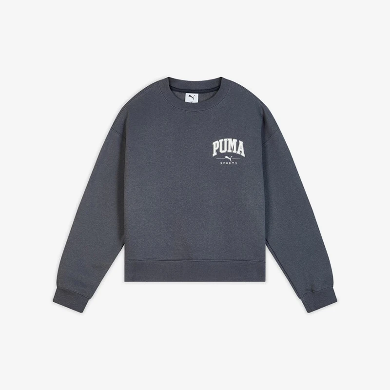 

Оригинальная зимняя женская свободная трикотажная толстовка Puma с круглым вырезом и рукавами реглан 692905-44