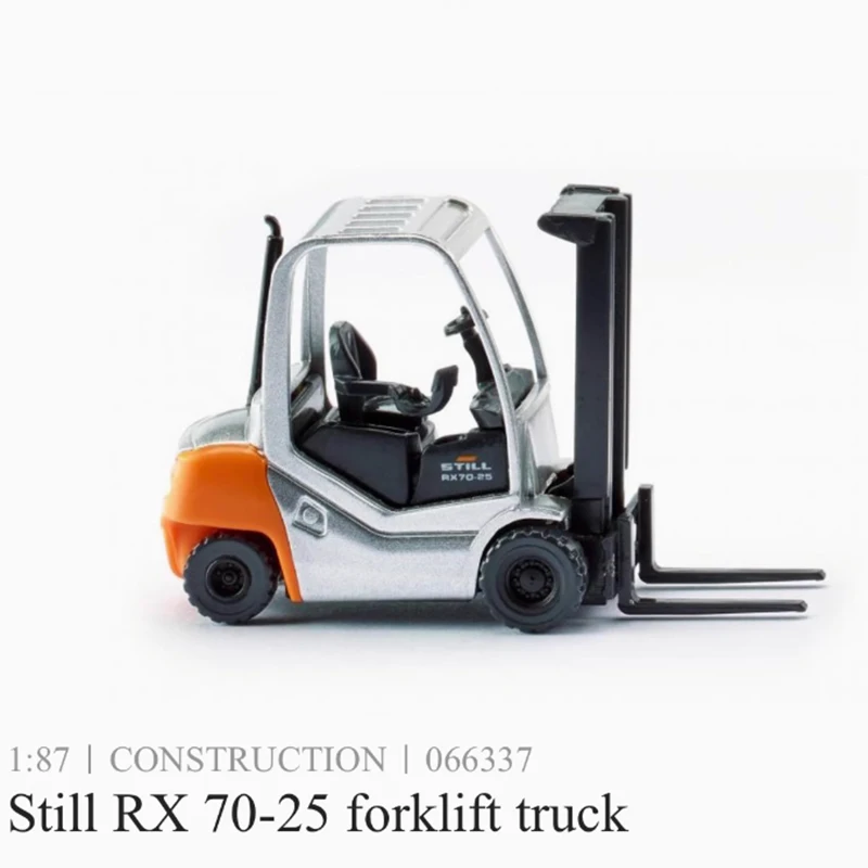 German WIKING 1:87 Mini Still T1 Forklift RX Engineering Plastic Model Toy For Children Presents Static Display Holiday Gift Toy