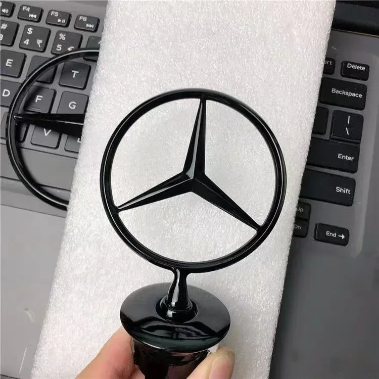 

Хромированный значок-звезда на капот для Mercedes-Benz C, E, S-класса W204, W205, W212, W213, W211, W220, W222, W223, CLA, GLA
