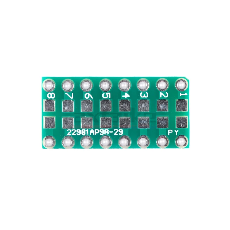 10PCS 0805 0603 0402 To DIP PCB Transfer Board DIP Pin Board Pitch Capacitance Resistance Adapter Plate Conversion Board