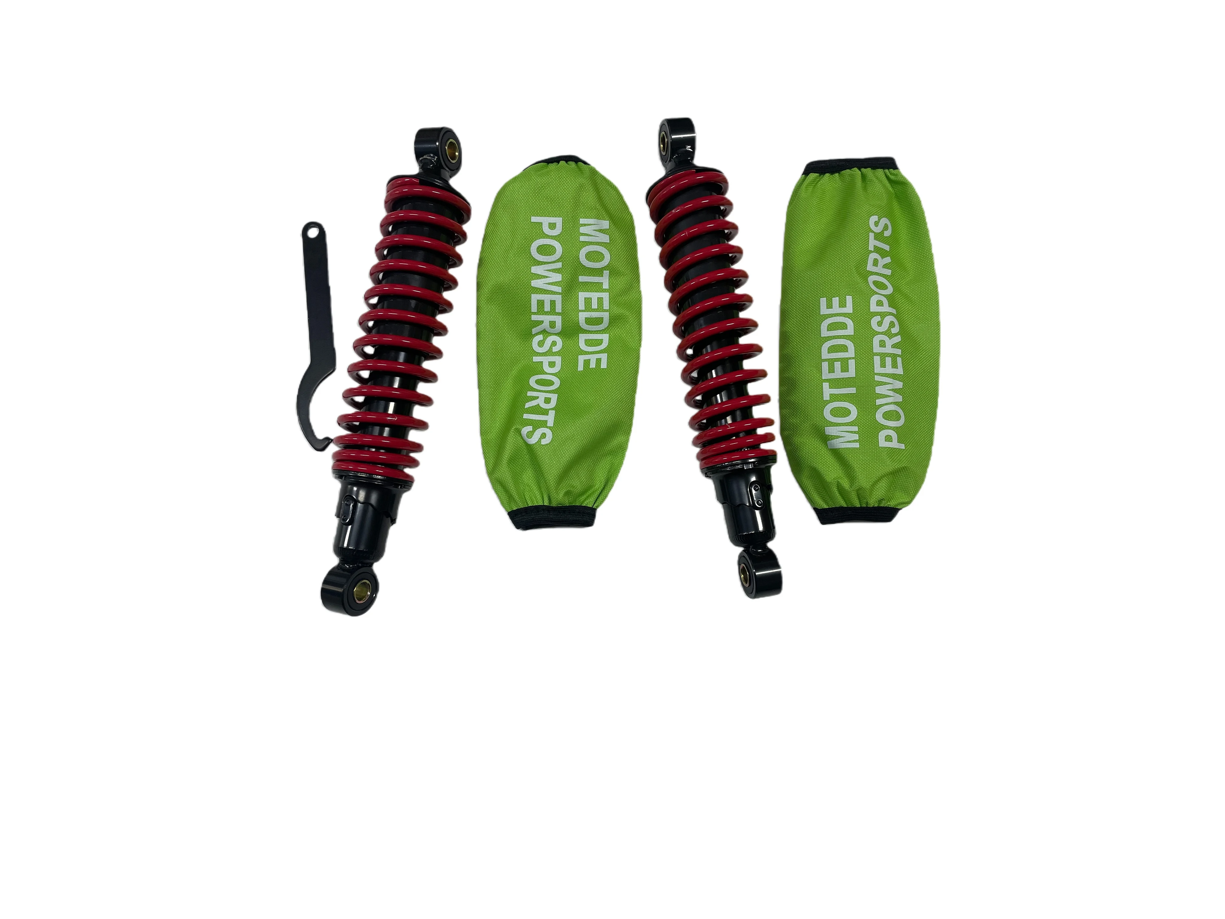 1 Set Motedde Front Shock Absorber Red Spring Fit Polaris Sportsman 90 0utlaw 110 2007-2025