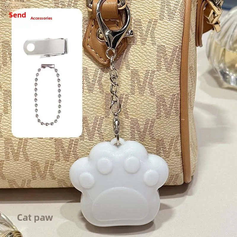 LED Touch-Sensitive Mini Night Light Keychain Bag Clip Portable Rechargeable Light, Instant-On Night Travel Gadget
