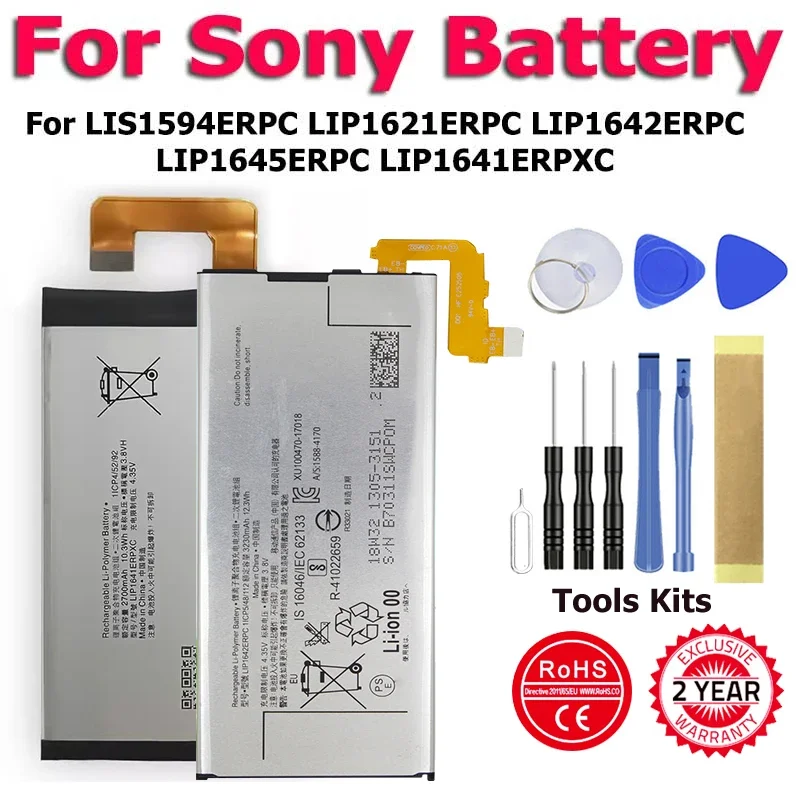 New Phone LIP1621ERPC Battery For Sony Xperia X XZ XZ1 XA1U Z5 Mini Z5 Compact E5823 E5803 F3216 F3215 F5321 F3216