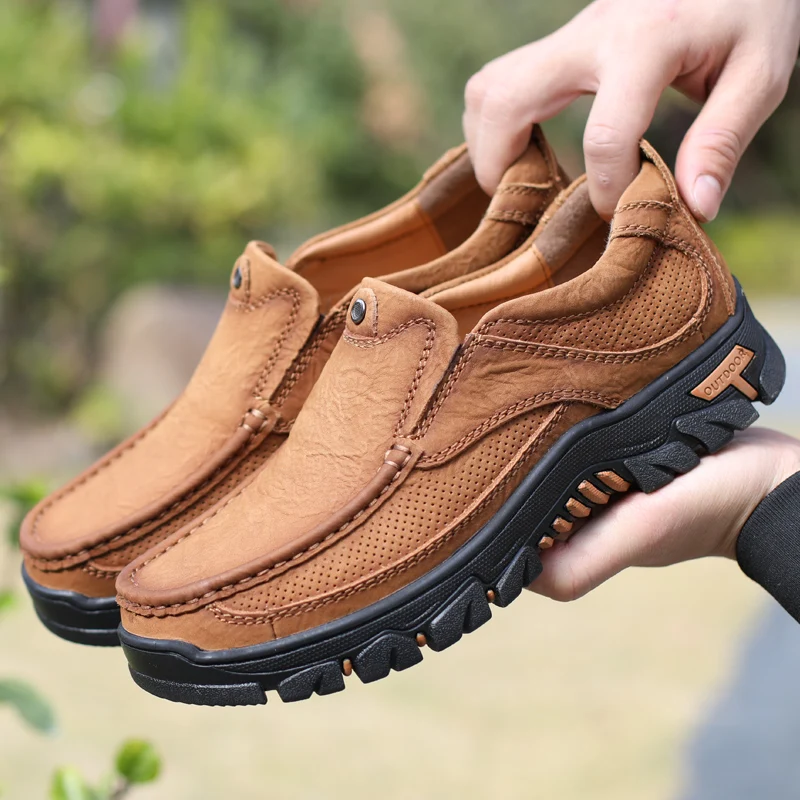 

Men Summer Breathable Casual Shoes Flat Bottomed Non Slip with A Soft Comfortable Surface Suitable for Outdoor Sports Hiking