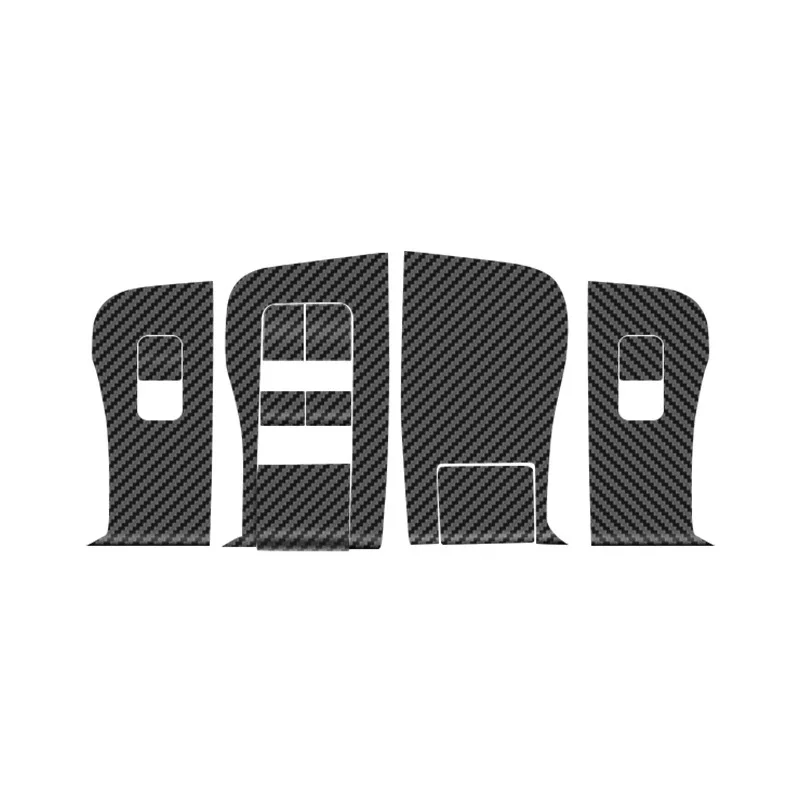 For Tesla Updated Model3 Window Switch Sticker Interior Mod Trim Decal For Door Control Panel Easy Install Auto Inner view 5