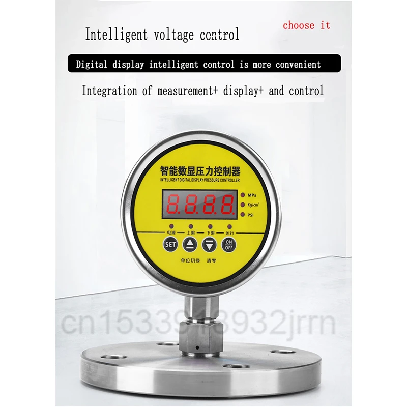 

1pcs Stainless Steel flange Electrical Contact YK101 Diaphragm Digital Display Pressure Controller Differential Pressure