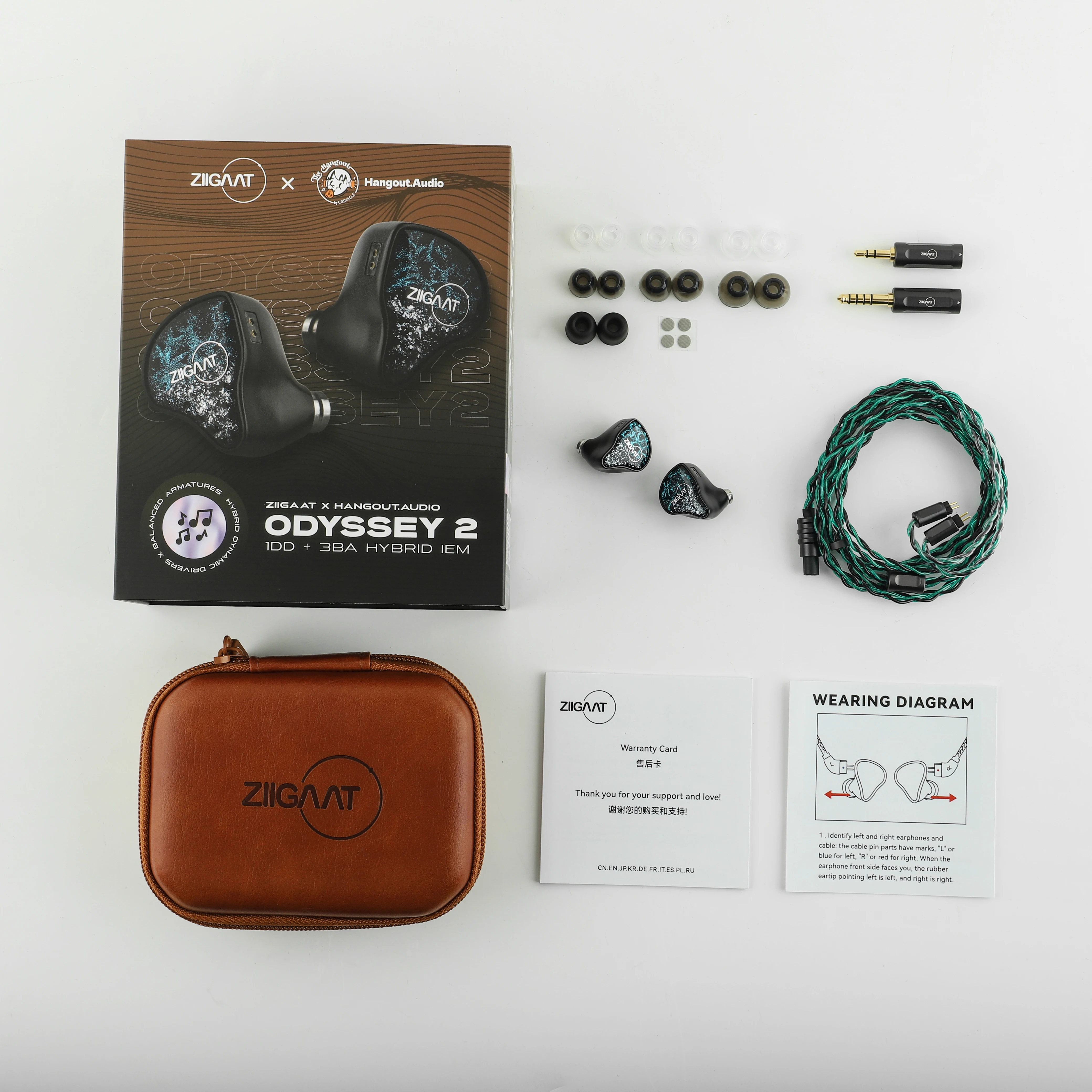 Linsoul ZiiGaat x Hangout.Audio: Odyssey 2 1DD + 3BA Hybrid-IEM-Kopfhörer mit echten Knowles Balanced Armature-Treibern – Detail 13