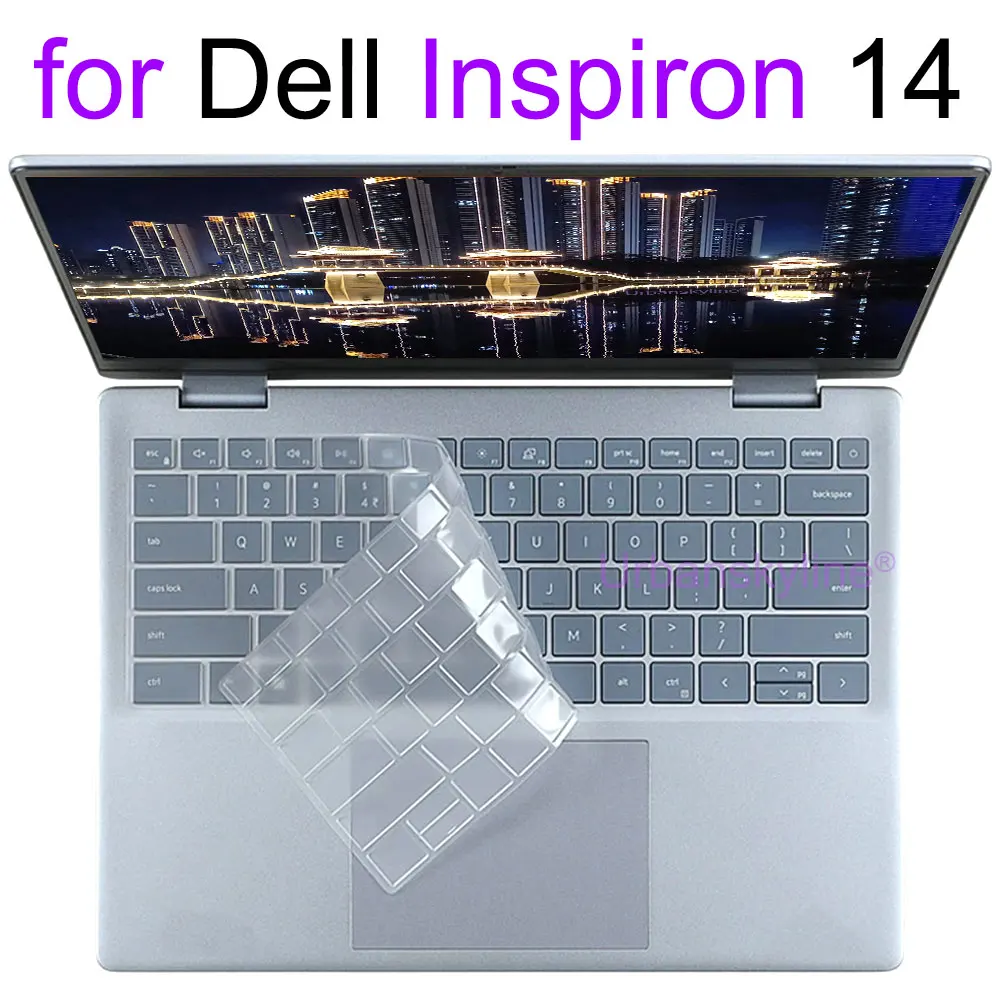 Keyboard Cover for Dell Inspiron 14 3493 3490 3482 3480 3476 3473 3000 3465 5488 5491 5498 14R 14Z Silicone Protector Skin Case