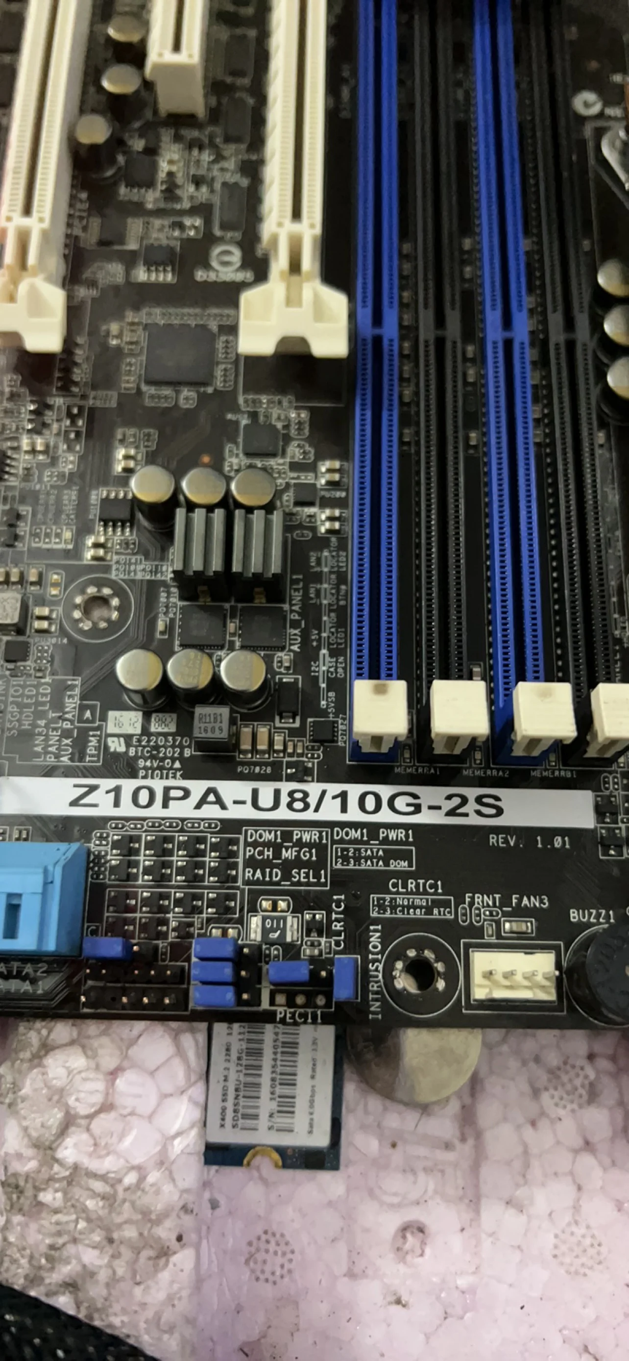 NewASUS Z10PA-U8/10G-2S 2011-3 server motherboard dual 10 Gigabit network card warnly for 1year