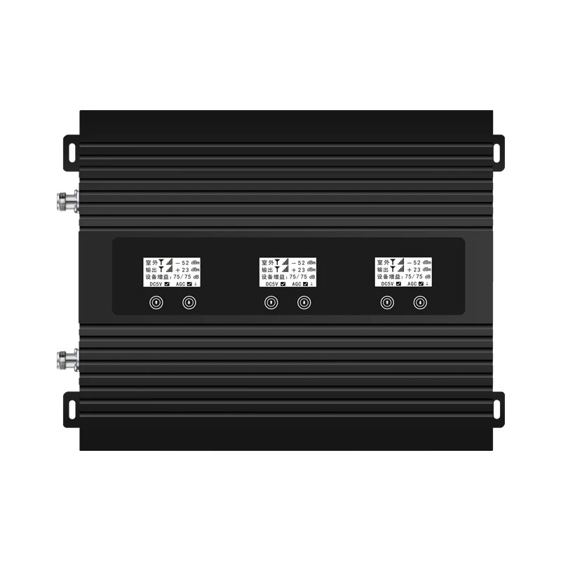 Repeater: 2G 3G 4g mobile signal booster, mobile network amplifier, mobile phone signal three-band 900/1800/2100MHz