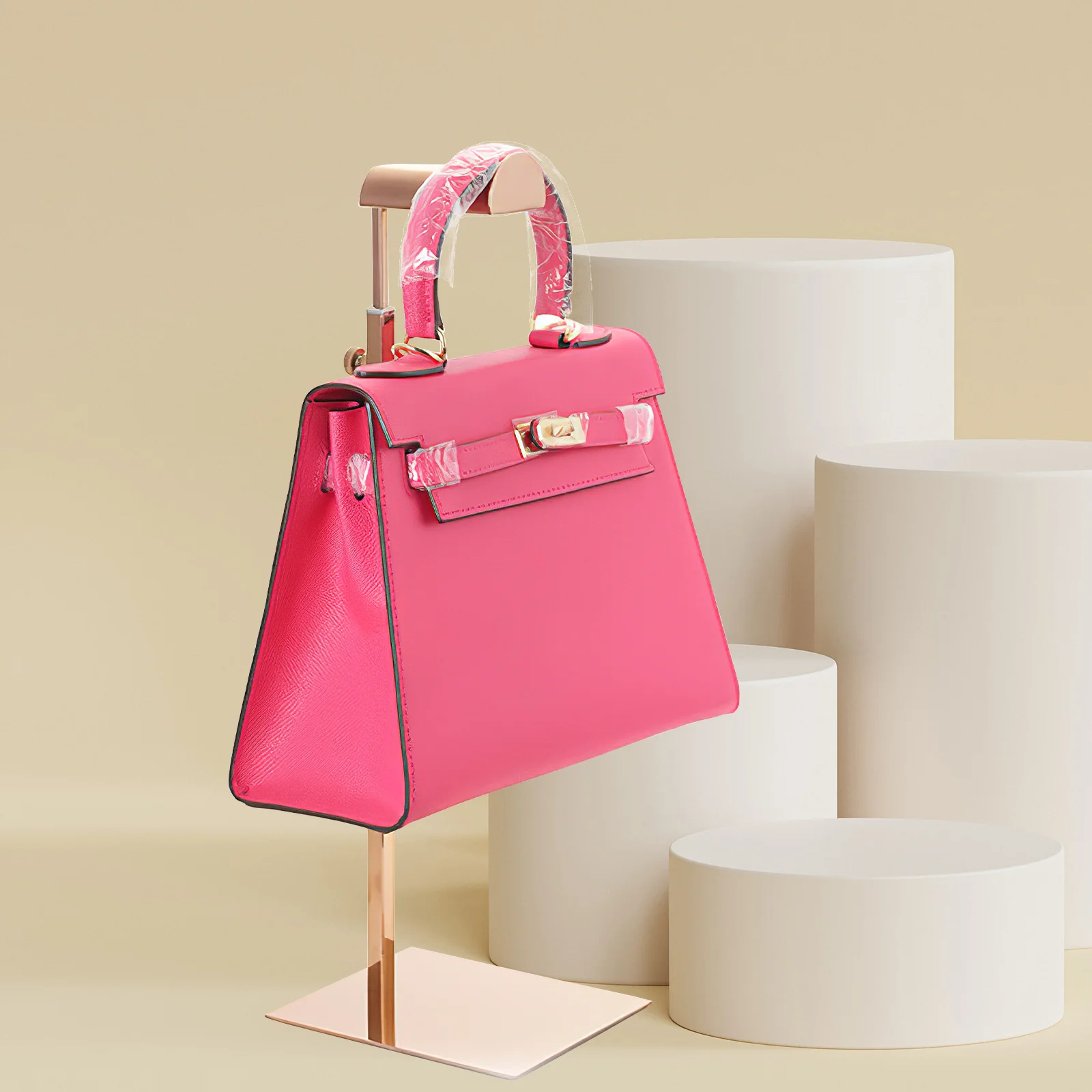 Edelstahl Geldbörse Kleiderbügel Handtasche Organizer Schrank Rack Tasche Display Stand Organizer Geldbörse Kleiderbügel Tasche Hängen Rack