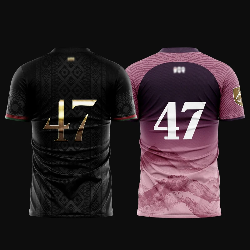 2025 Yuji Maroc 47 mode hommes et femmes T-shirt Maillot boxe Rap Sports de plein air col rond manches courtes grande taille haut