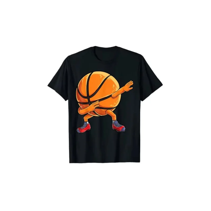 Dabbing Dab Men's Basketball Ball T-shirt Dab Player Funny Graphic Tops Y2K Cute Streetwear Clothes Sportswear 77899