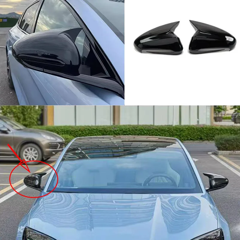 

Корпуса зеркал заднего вида и накладки на зеркала заднего вида для BYD Seal, модификационные детали, в форме рога, 2022-2025