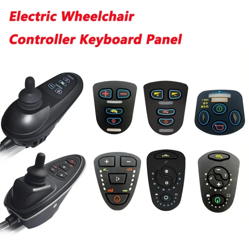 Universal Key Board Dust Cover Panel Electric Wheelchair Control Handle Controller Keypad Panel Replacement Accessories