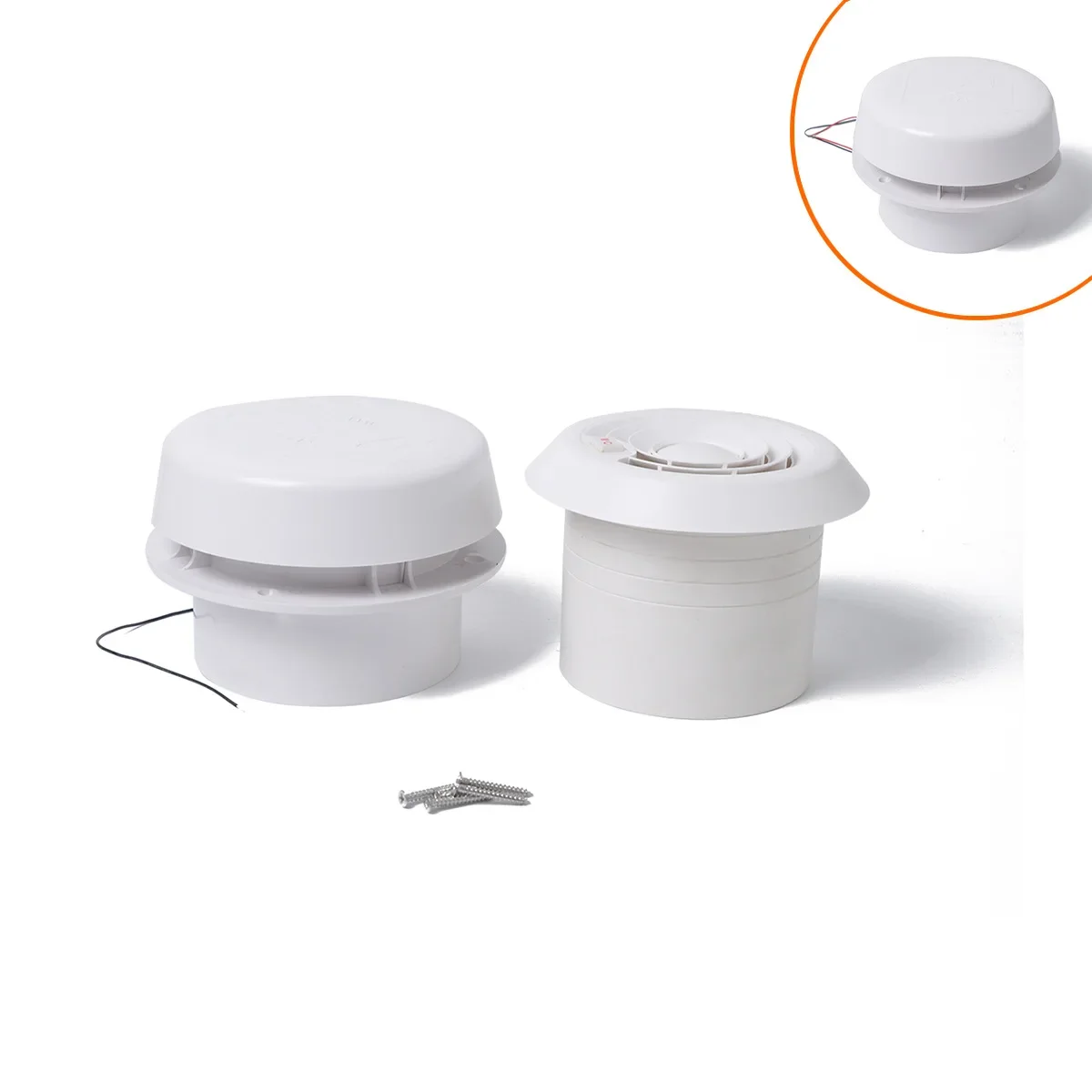 For RV Van Ventilation System Travel Trailer 12V Silent Top Roof Air Vent Fan