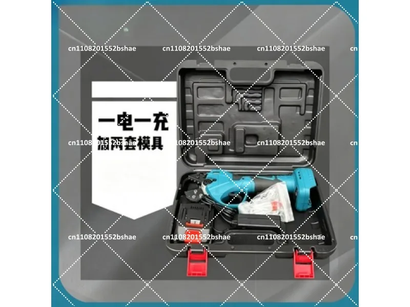 Rechargeable Cold Crimping Clamp Mini Wiring Terminal Pre-Insulated Tubular Bare Crimper Tool
