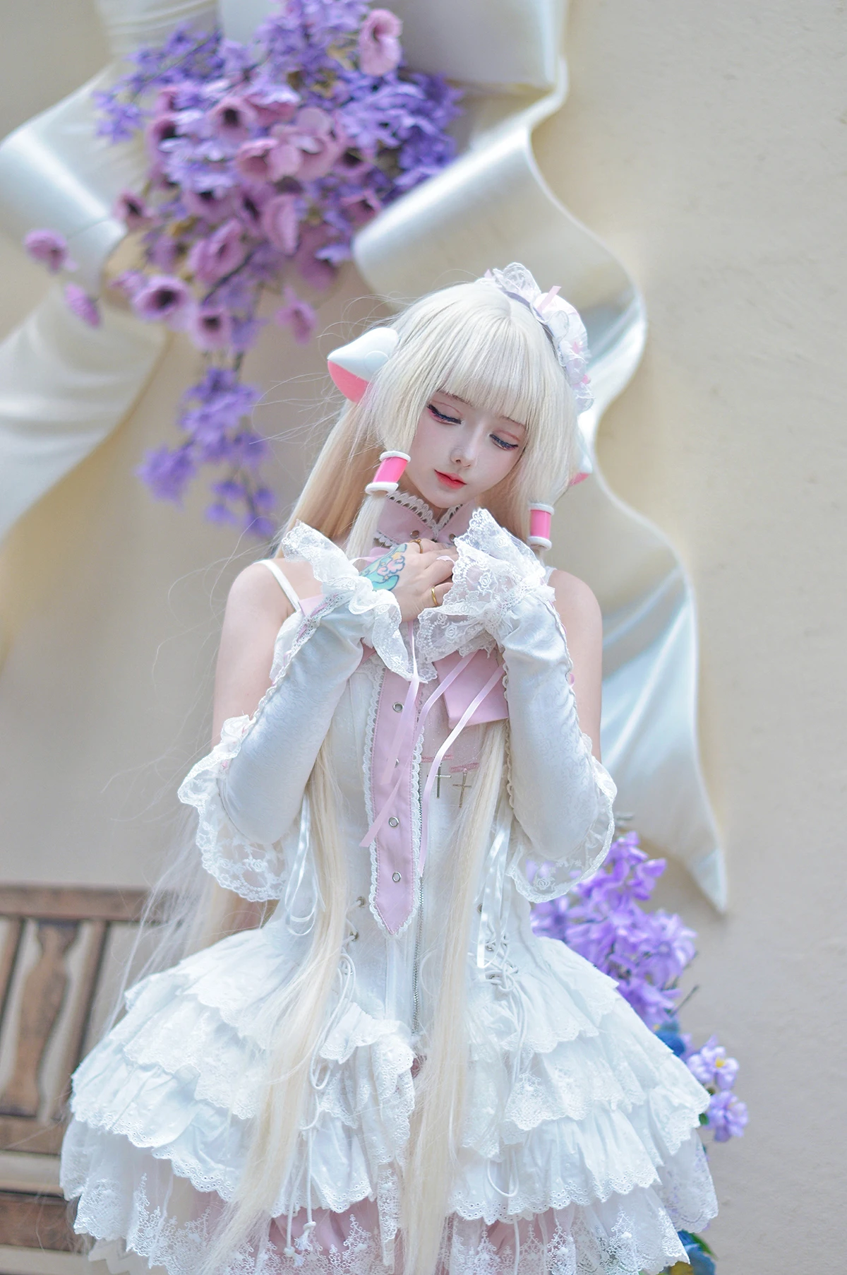 ชุดเดรสสายเดี่ยวสไตล์เจ้าหญิงสำหรับผู้หญิงช่วงฤดูร้อน ดีไซน์หรูหรา ประดับโบว์ผ้าซาตินขนาดใหญ่ ทรงเข้ารูป แต่งลูกไม้ลายก้างปลา สไตล์โลลิต้า บัลเล่ต์