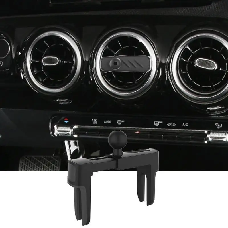 The New Round Air Outlet Special Bracket Is Suitable for Mercedes-Benz Turbo Car Clip Mobile Phone Creative Accessories