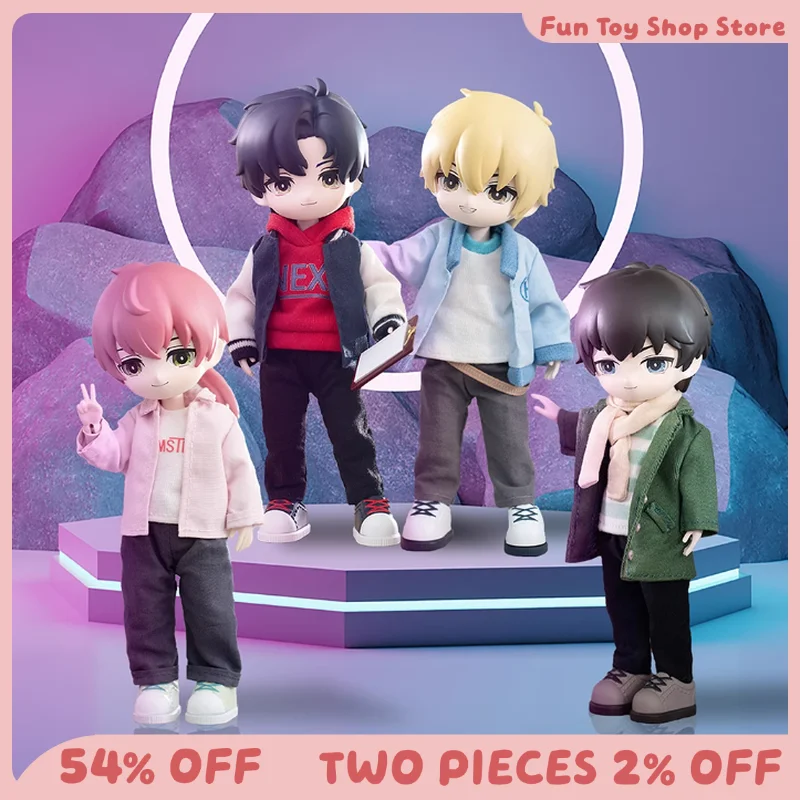 

Передвижные куклы Full Time Master Bjd, повседневная серия, коллекционные модели слепых коробок, загадочные коробки, настольные украшения, украшения для комнаты