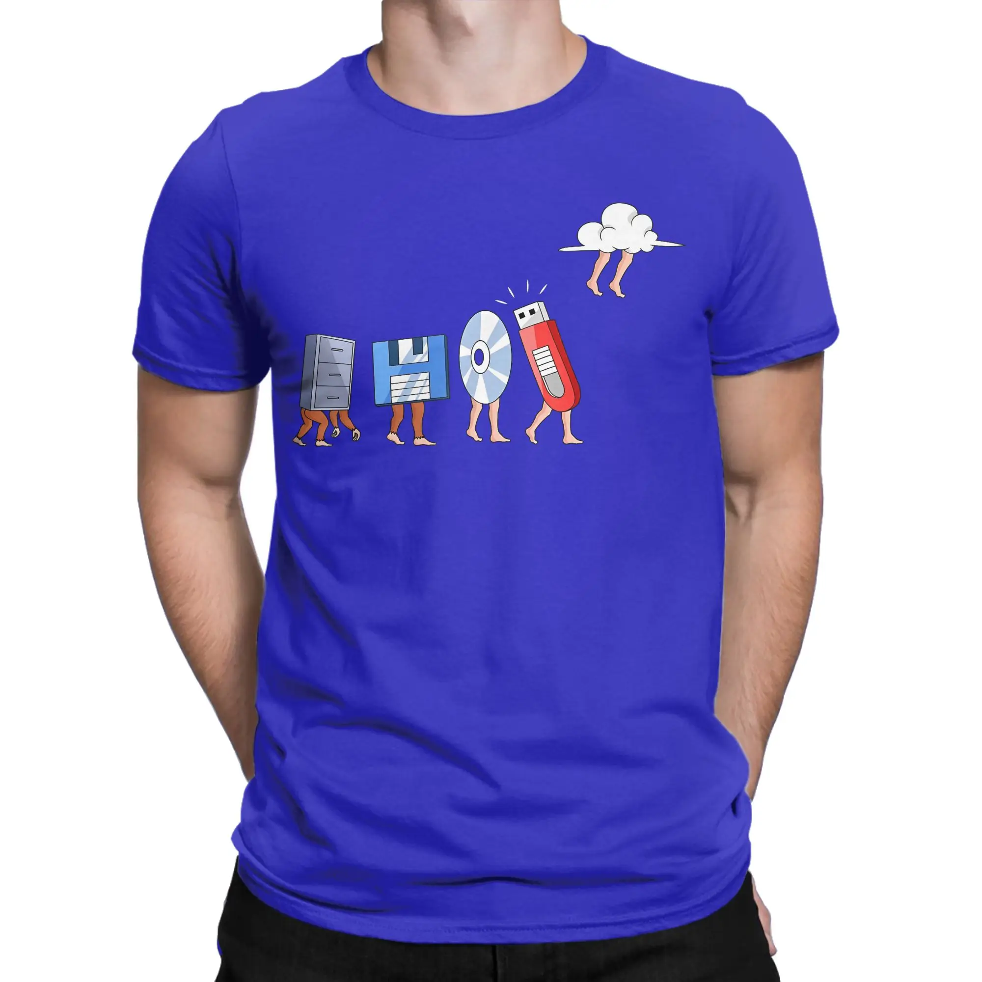 Printed Funny Geek Programmer Nerd Developer Engineering Tshirts Men's O-neck Short Sleeve Tops  Cotton Summer TopsTops