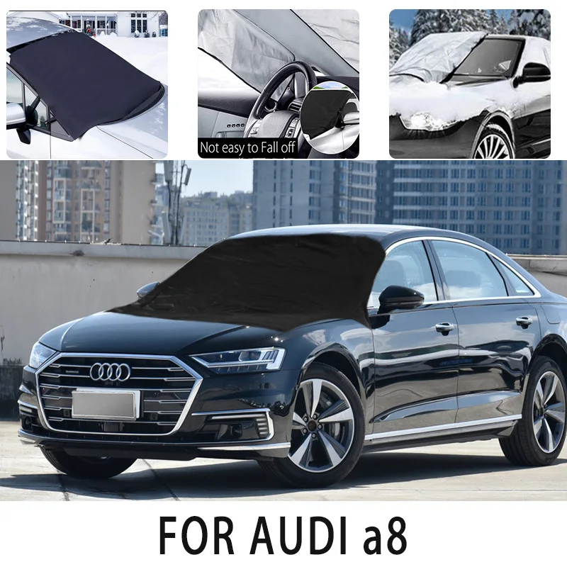 

Carsnow cover front cover for FOR AUDI a8 snowprotection heat insulation shade Sunscreen wind Frost prevention car accessories