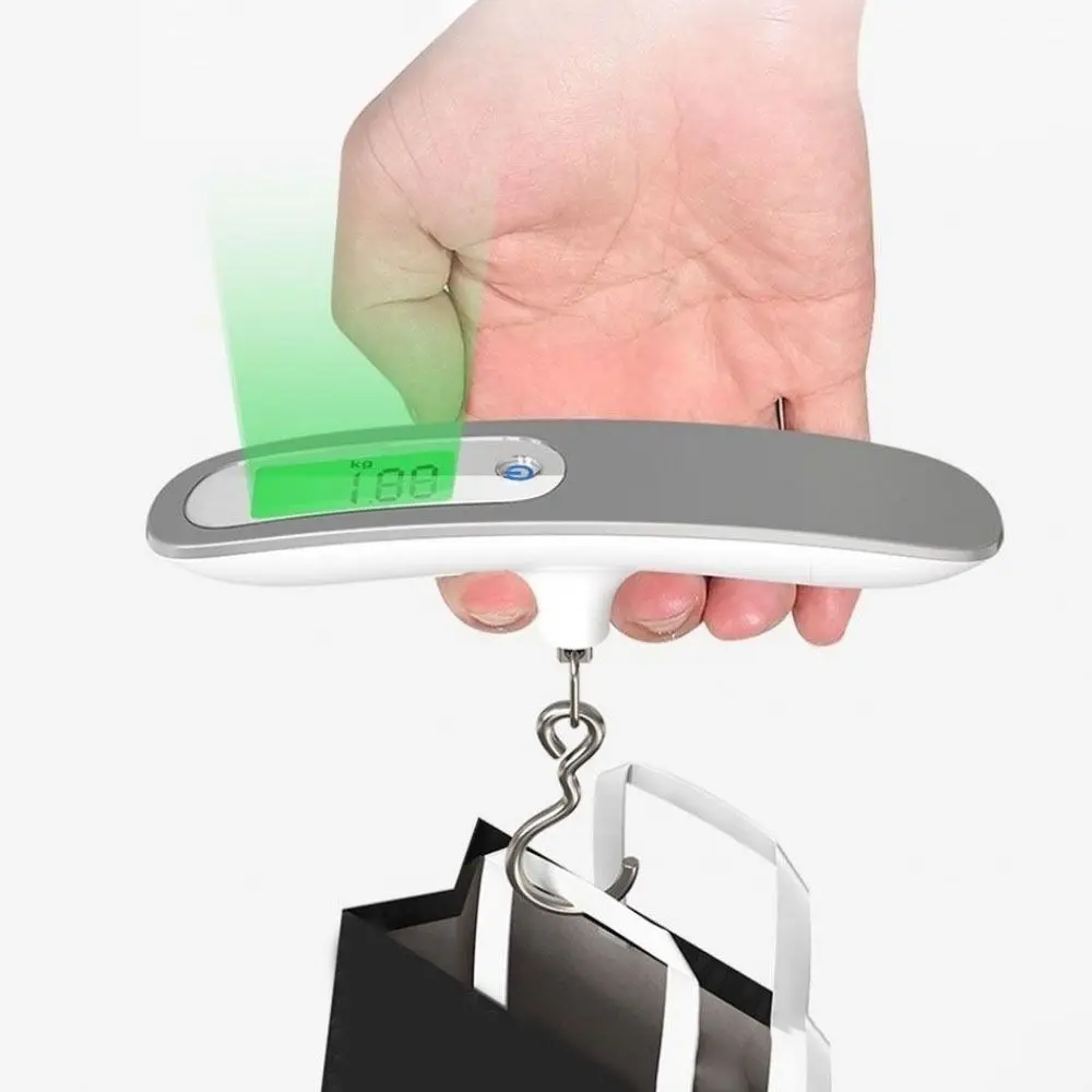 

Practical LCD Display Digital Luggage Scale Hanging High Precision Electronic Scale Handheld Baggage Weight Scale for Home