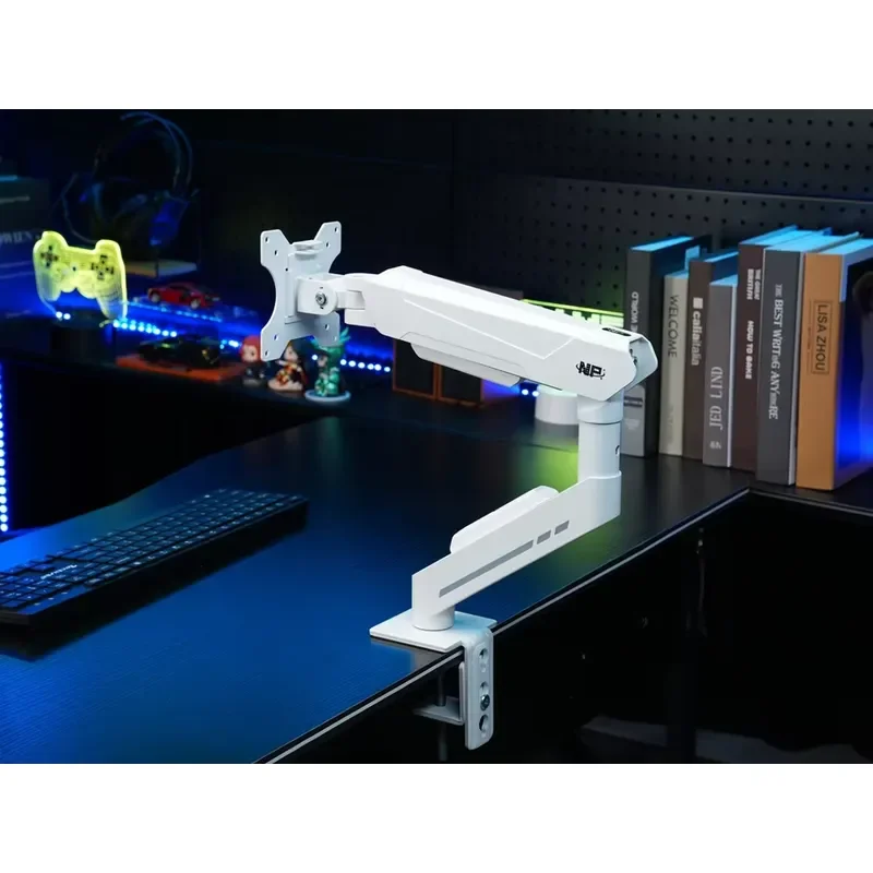 Custom Desktop Monitor Stand 17-32 Inch Rotatable Suspension Robotic Arm Lifting Cantilever Desk Computer Holder