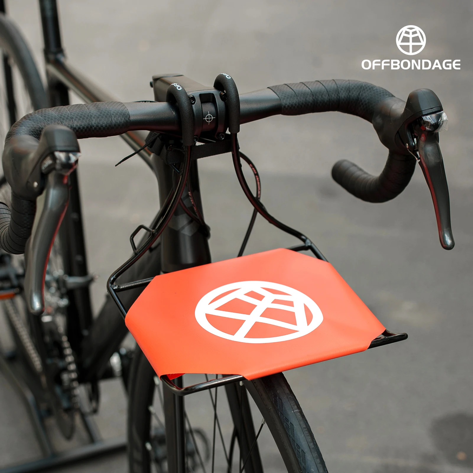 

OFFBONGAGE Bicycle Front Rack Waterproof Bike Luggage Rack Heavy - Duty Free Straps MTB Road Bike Packing Front Bicycle Shelf