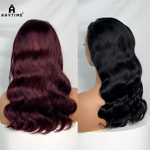 230% Densidad 12A Cabello 20 pulgadas Onda del cuerpo Peluca de cabello humano rizado ondulado grande 13x4 Peluca de cabello humano frontal de encaje transparente