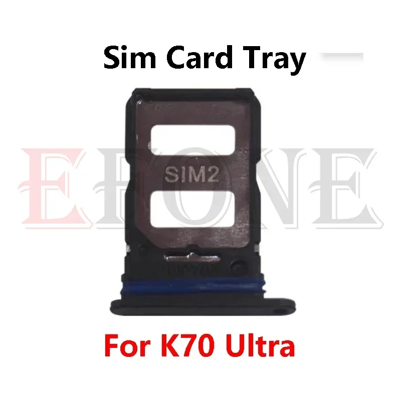 Sim مايكرو Sd بطاقة حامل صينية مأخذ توصيل محول ل Xiaomi Redmi 14C K50 K60 K60E K70 K70E Pro Ultra Gaming #4