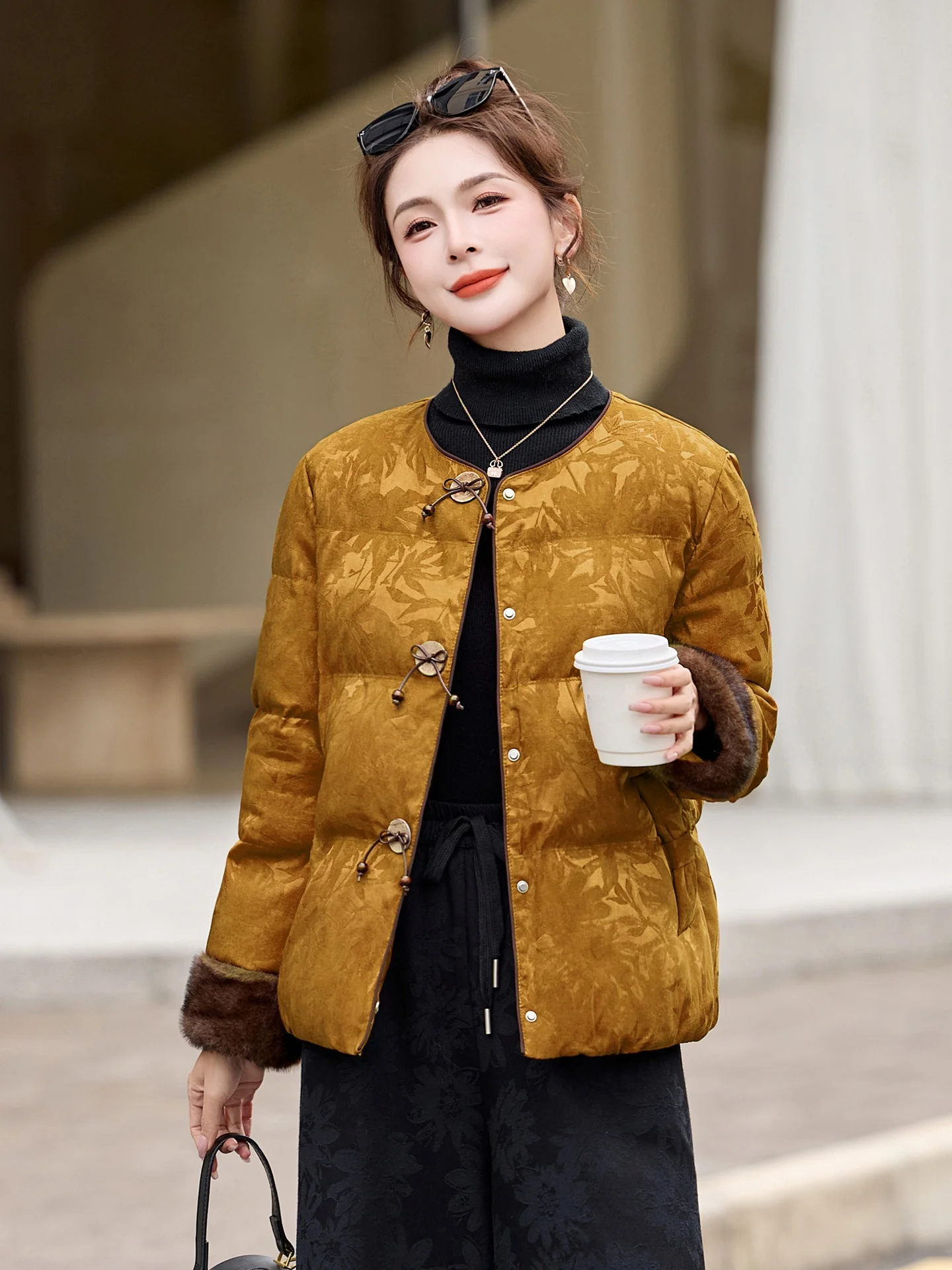 Ele branco du down puffer jaet feminino inverno faion alta quali bordado design solto ajuste luxo sle casaco