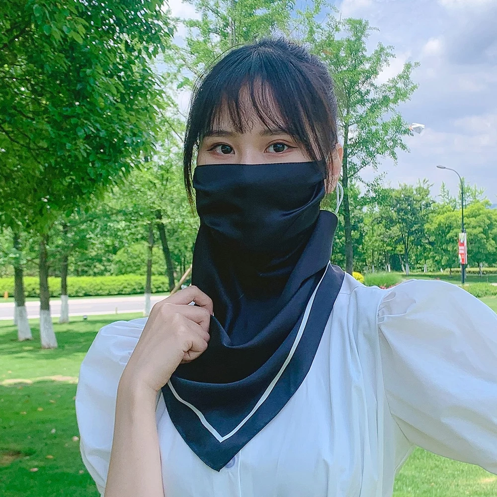 Face Scarf For Women Summer Sunscreen Scarf Summer Drive Climb Mountains Outdoor Sports For Ladies Luxury Multifunction Scarves