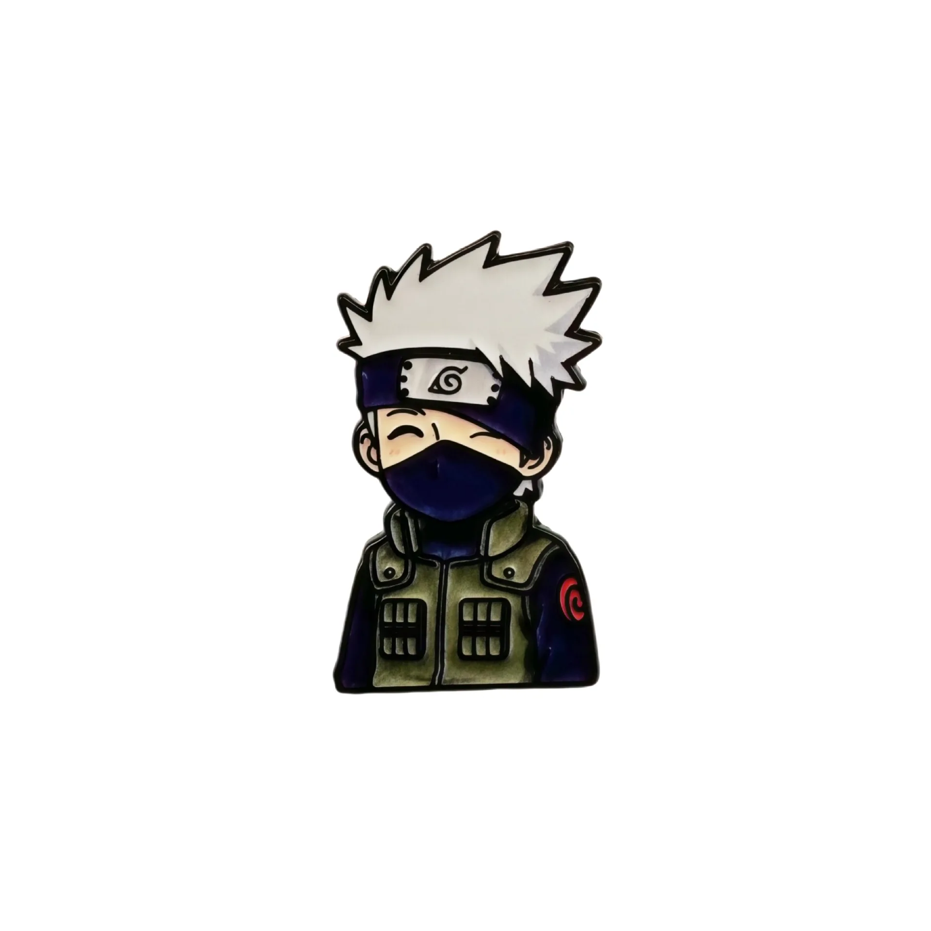 Naruto Uzumaki Kakashi Sasuke Uchiha Anime-Merchandise Metall-Abzeichen Personalisierte Kreative Brosche Rucksack-Dekoration Großhandel – Detail 8