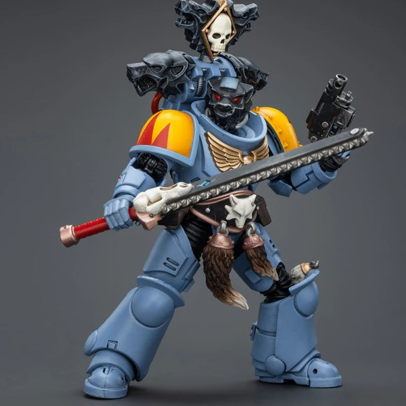 JOYTOY Space Wolves Claw Pack 1/18 Action Figures Warhammer 40K Space Marines Brother Gunnar Torrvald Olaf Logan Ghostwolf Doll