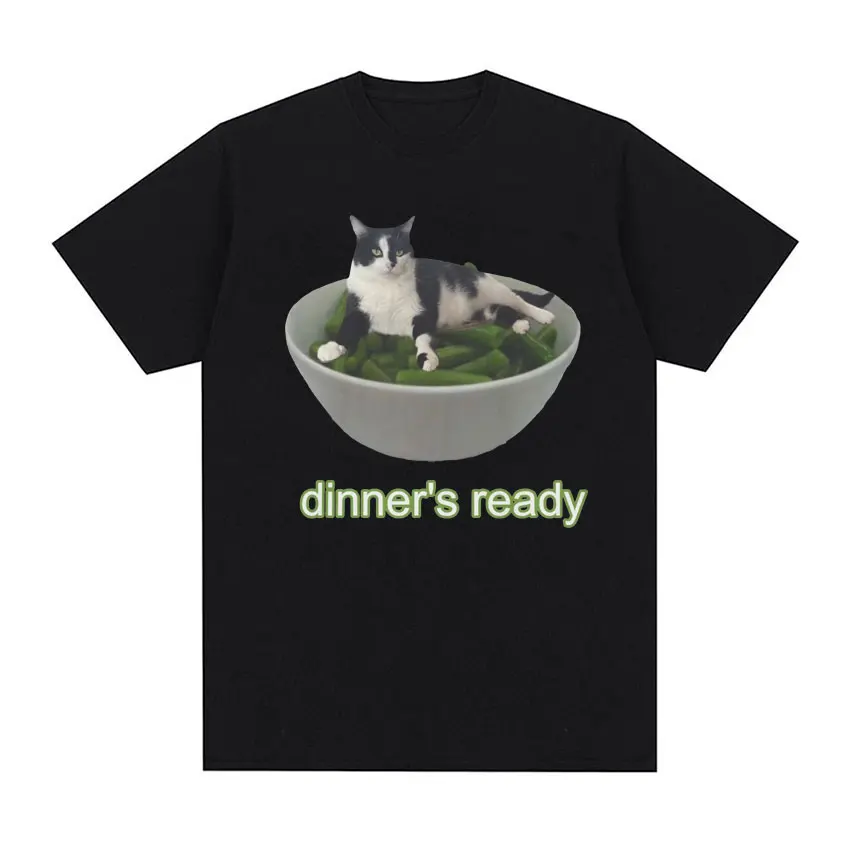 I Am Contaminated Funny Cat Meme T Shirt Summer Men Women Clothing Humor T-Shirts Pure Cotton Loose Oversized T-shirt Streetwear