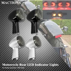Motorcycle Rear LED Indicator Turn Signal Light Brake Running Tail Lamp For Harley Sportster XL883 1200 Iron 883 48 1992-2022