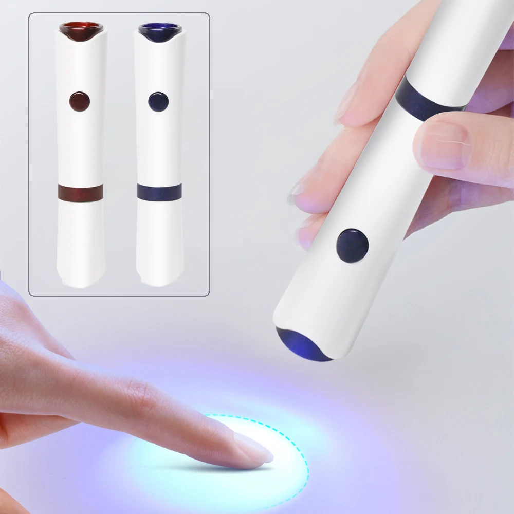 Cnhids tragbare hand gehaltene Mini-USB-Nagel lampe für alle Gel politur Mini Flöten form UV-Nagel trockner Ausrüstung Heimgebrauch Maniküre-Werkzeuge