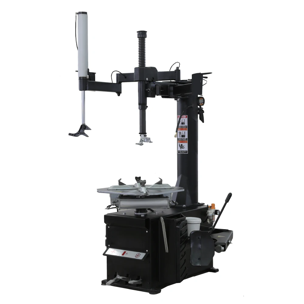 Swing Arm Tyre Changing Machine with Left Help Arm Bead Breaker Force 2500kg