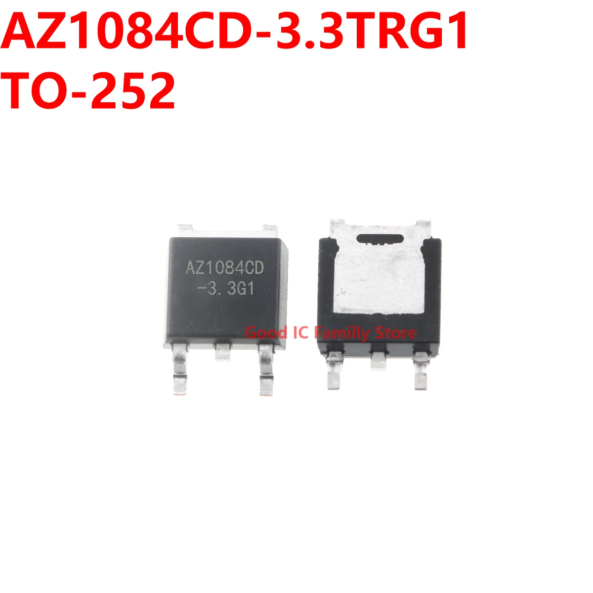 10PCS AZ1084CD-3.3TRG1 TO-252