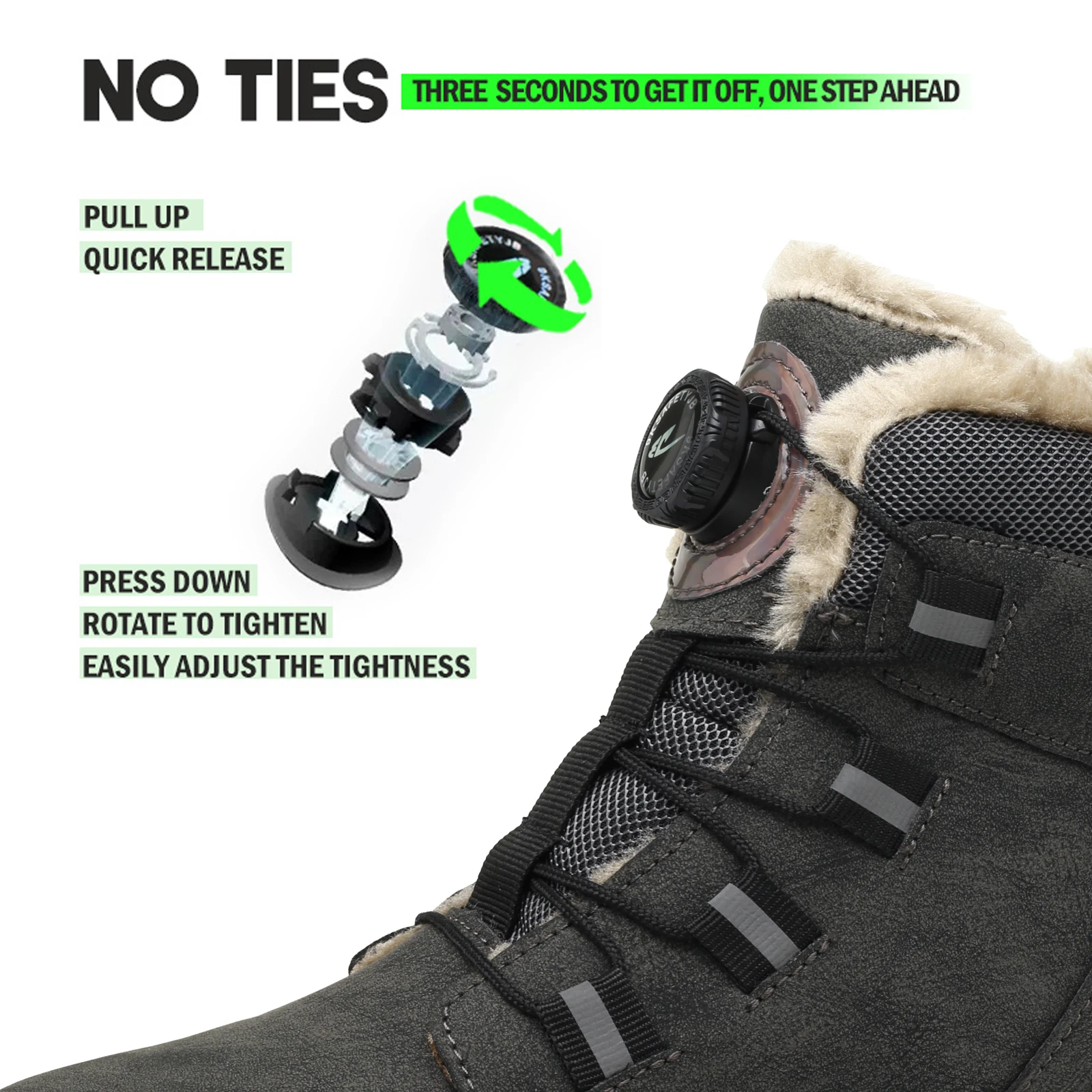 safety boots are anti-smashing and anti-puncture. Winter plush warm  Martin boots Labor protection shoes